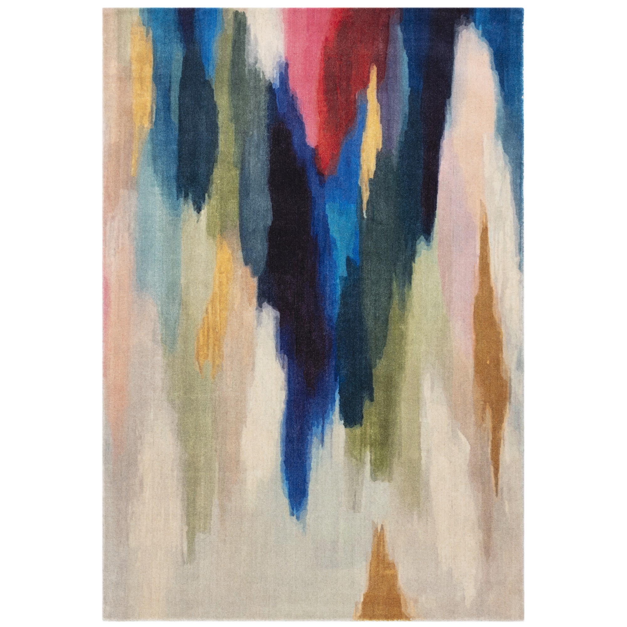 Vision Pigment Modern Abstract Wool Rug In Multi